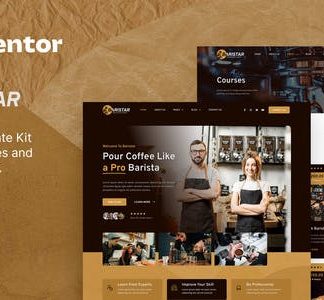 Baristar – Barista Courses & Training Elementor Template Kit