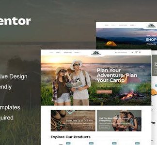 Barrameru - Outdoor Adventure Camping Store Elementor Pro Template Kit