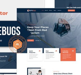 BattleBugs - Pest Control Service Elementor Template Kit