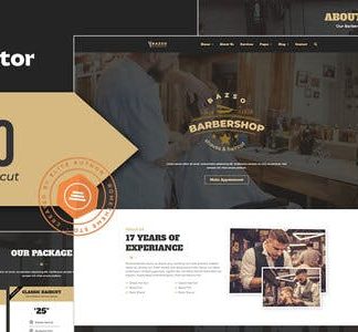 Bazso - Barbershop Elementor Template Kit