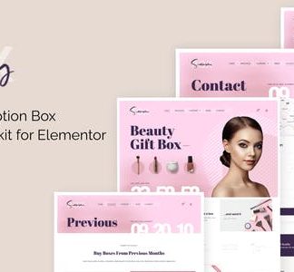 BeautyBox - Subscription Box Elementor Template Kit