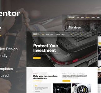 Becony - Car Detailing Services & Car Repair Elementor Template Kit