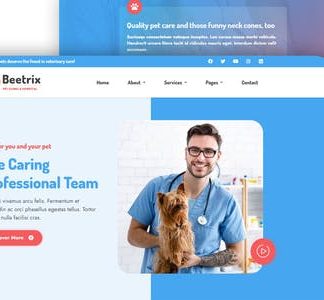 Beetrix - Pet Clinic & Hospital Elementor Template Kit