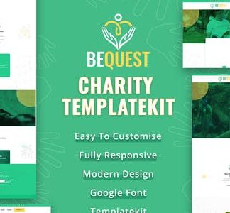 BEQUEST | Nonprofit Charity & Donation Elementor Template Kit