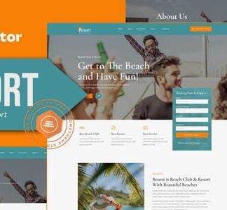 Besort - Beach Club & Resort Elementor Template Kit