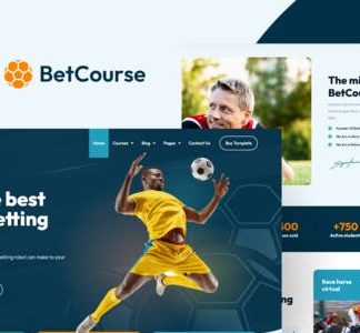 BetCourse - Sports Betting & Prediction Course Elementor Template Kit