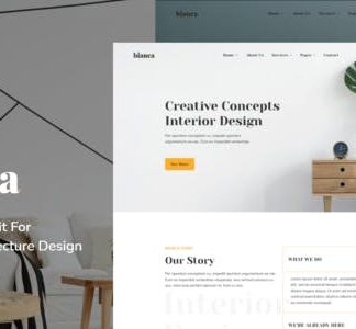 Bianca - Architecture Agency & Interior Design Elementor Pro Template Kit