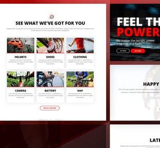 Bikeo - Cycling Club Elementor Template Kit