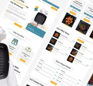 Bipang - BBQ & Grill Restaurant Elementor Template Kit