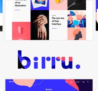 Birru - Simple Portfolio Elementor Template Kit
