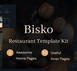Bisko - Restaurant & Cafe Elementor Template Kit