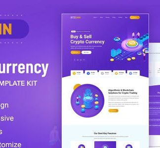 BitzCoin - Crypto Exchange Elementor Template Kit