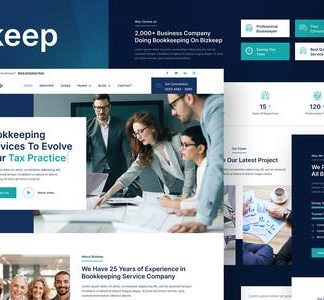 Bizkeep - Bookkeeping & Accounting Service Elementor Template Kit