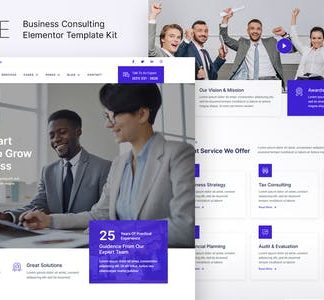Biznise – Business Consulting Elementor Template Kit