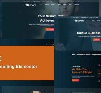 Bizport - Business & Consulting Elementor Template Kit