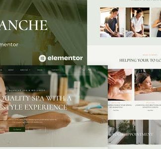 Blanche - Spa & Wellness Elementor Template Kit