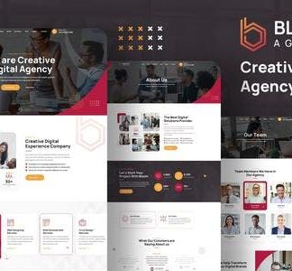 Blazin - Creative Digital Agency Elementor Template Kit
