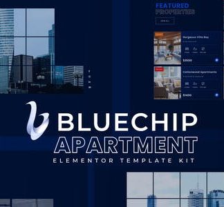 Bluechip - Apartment & Property Elementor Template Kit