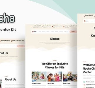 Bocha - Childcare Elementor Template Kit