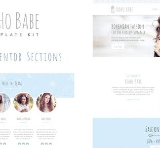 Boho Babe - Elementor Template Kit