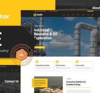 Boile - Oil Company & Industry Elementor Template Kit