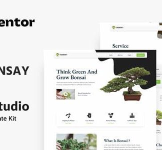 Bonsay - Bonsai Studio Elementor Template Kit