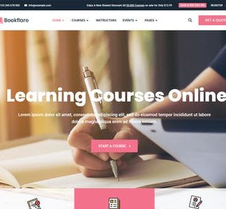 Bookflare – Modern Education & Online Learning Elementor Template Kit