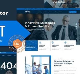 Boost - Business Consulting Elementor Template Kit
