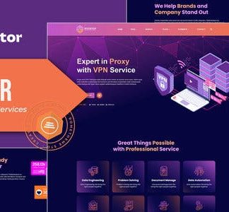 Booster - Proxy & App VPN Service Elementor Template Kit
