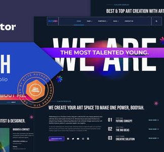 Booyah - Creative Artist Portfolio Elementor Template Kit