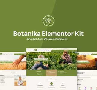 Botanika Agricultural Farm & Business Elementor Template Kit