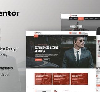 Bouncer - Bodyguard & Security Agency Elementor Template Kit
