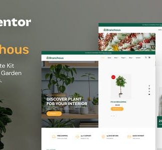 Branchous – Plant & Garden Store Elementor Template Kit