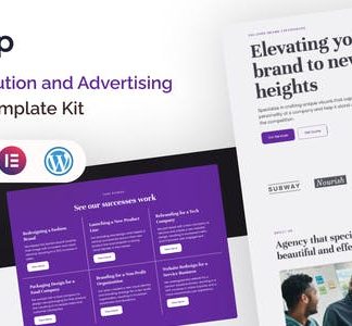 Brandtop - Branding Solution &  Advertising Elementor Template Kit
