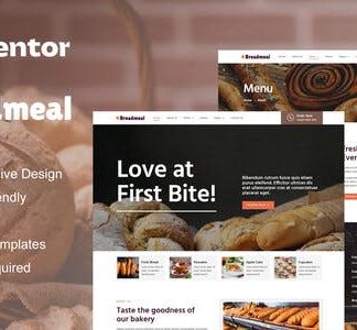 BreadMeal - Bakery & Cake Elementor Template Kit