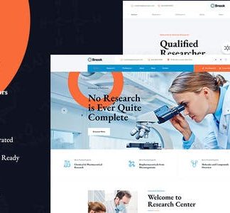 Brezok - Academic Research & STEM Elementor Template Kit