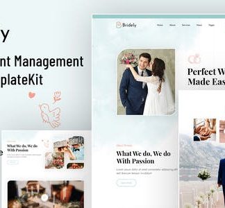 Bridely | Wedding & Event Management Elementor Template Kit