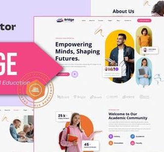 Bridge - University & School Education Elementor Template Kit