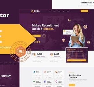 Brite - Job Listing & Recruitment Elementor Template Kit