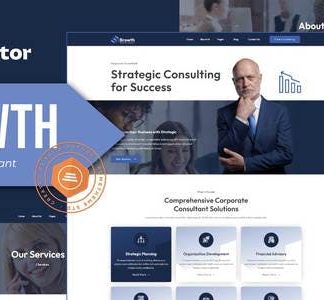 Browth - Corporate Consultant Elementor Template Kit