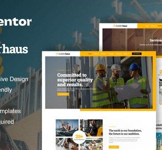 BuilderHaus - Construction Company Elementor Pro Template Kit