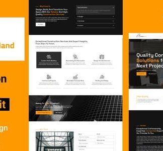 Builders Land - Construction & Building Elementor Template Kit