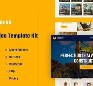 Buildeso - Construction & Building Elementor Template Kit