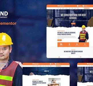 Buildland - Construction Business Elementor Template Kit