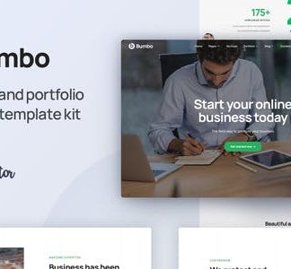 Bumbo - Business & Startup Portfolio Elementor Template Kit