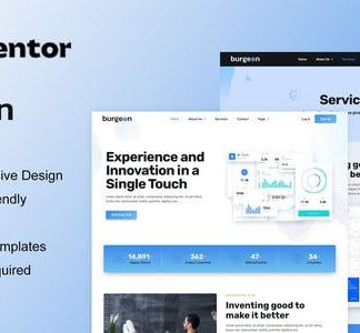 Burgeon - Tech Startup Business Elementor Template Kit
