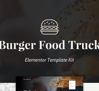 Burger Food Truck - Popup Restaurant Elementor Template Kit
