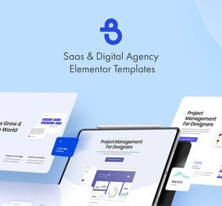 Burto - Saas & Digital Agency Elementor Template Kit