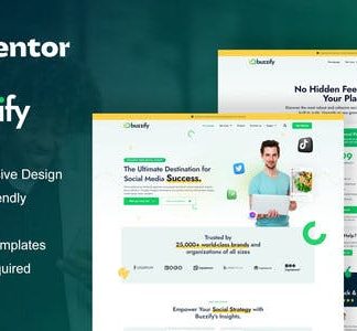 Buzzify - Social Media Marketing Agency Elementor Template Kit