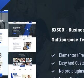 BXSCO - Business Multipurpose Elementor Template Kit
